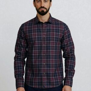 UNTUCKit Rustico - Wrinkle Free Men's Long Sleeve Flannel in size XXL
